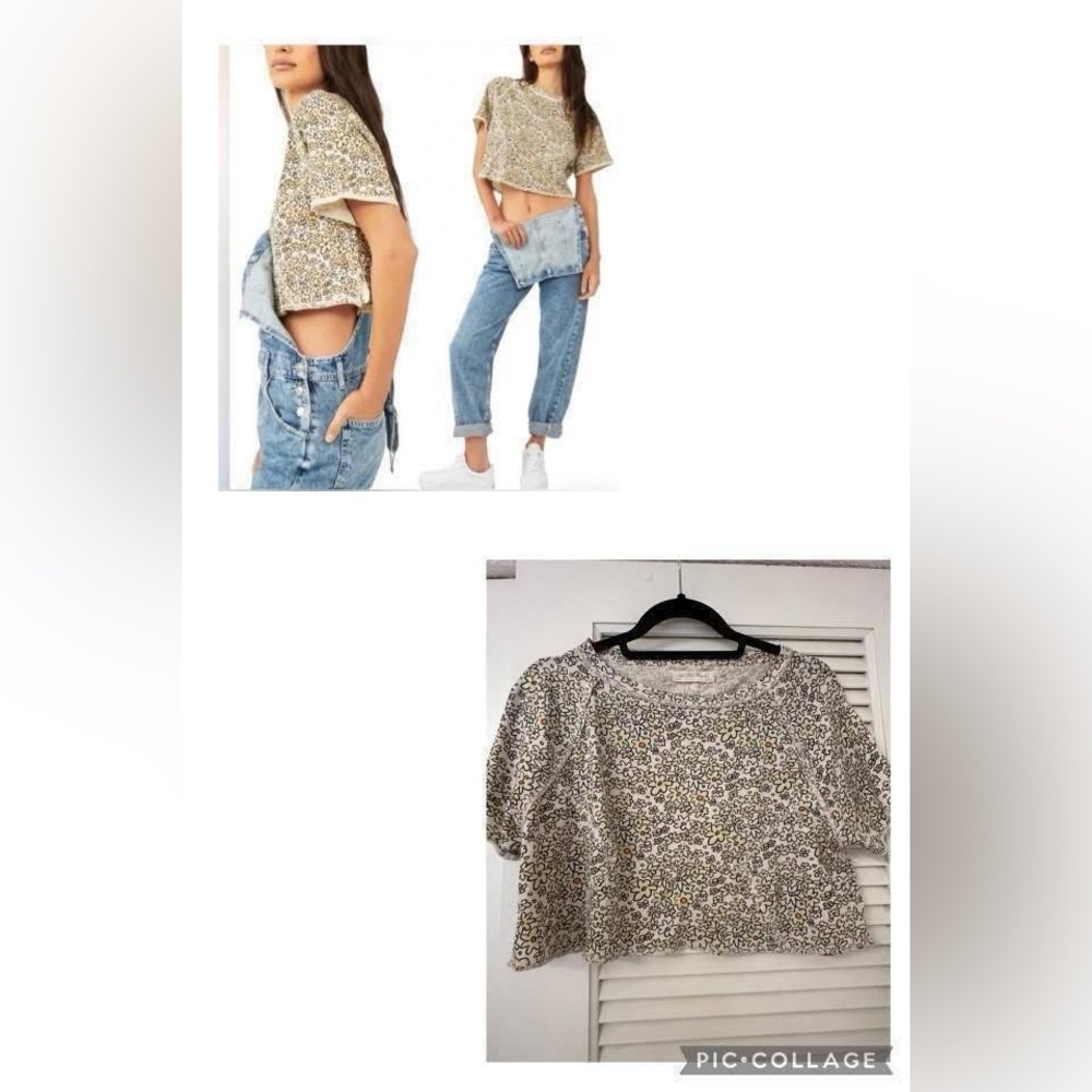 Free People | Sammie Stripe Crop Top | Size XS